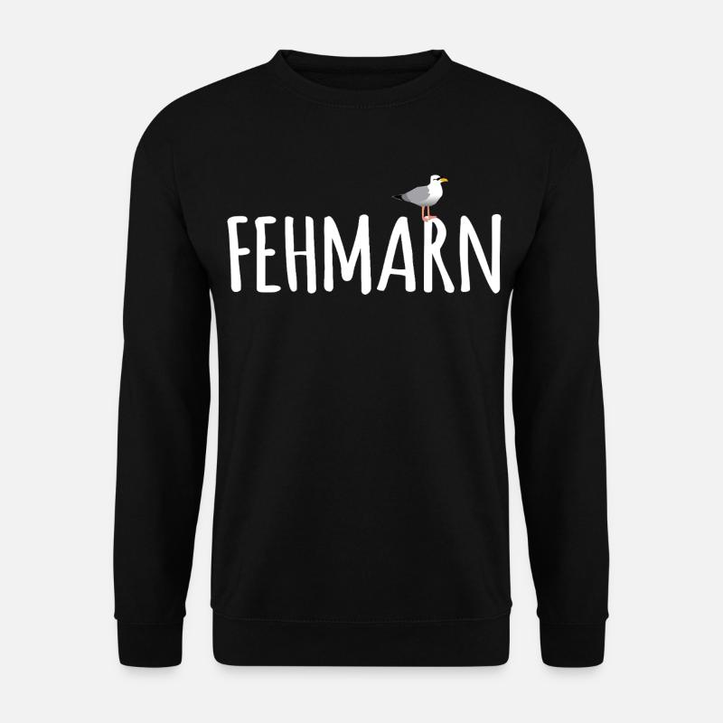 Fehmarn Seagull - Unisex Sweatshirt - black