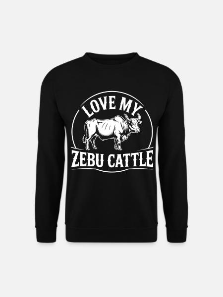 Love My Zebu - Unisex Sweatshirt - black