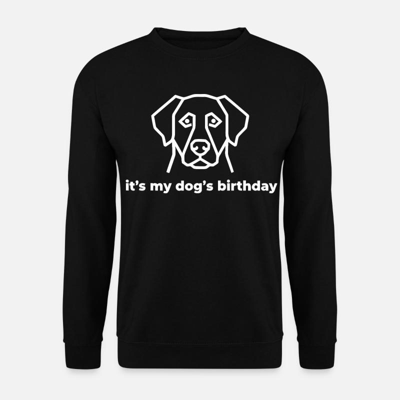È il compleanno del mio cane - Felpa unisex - nero