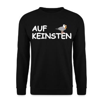On no seagull - Unisex Sweatshirt - black - Front - Alina (178cm) & Michal (187cm)