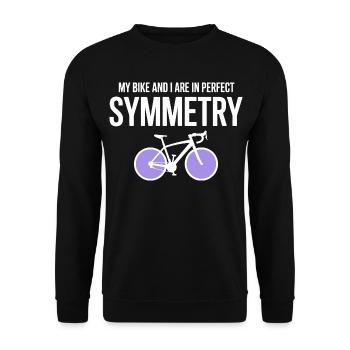 Artistic Cycling Perfect Symmetry Professional  - Unisex Sweatshirt - black - Front - Alina (178cm) & Michal (187cm)