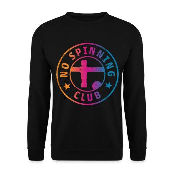 Tischfußball - Unisex Pullover - Schwarz - Vorne - Alina (178cm) & Michal (187cm)