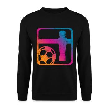 Baby-foot - Sweat-shirt Unisexe - noir - Devant - Alina (178cm) & Michal (187cm)