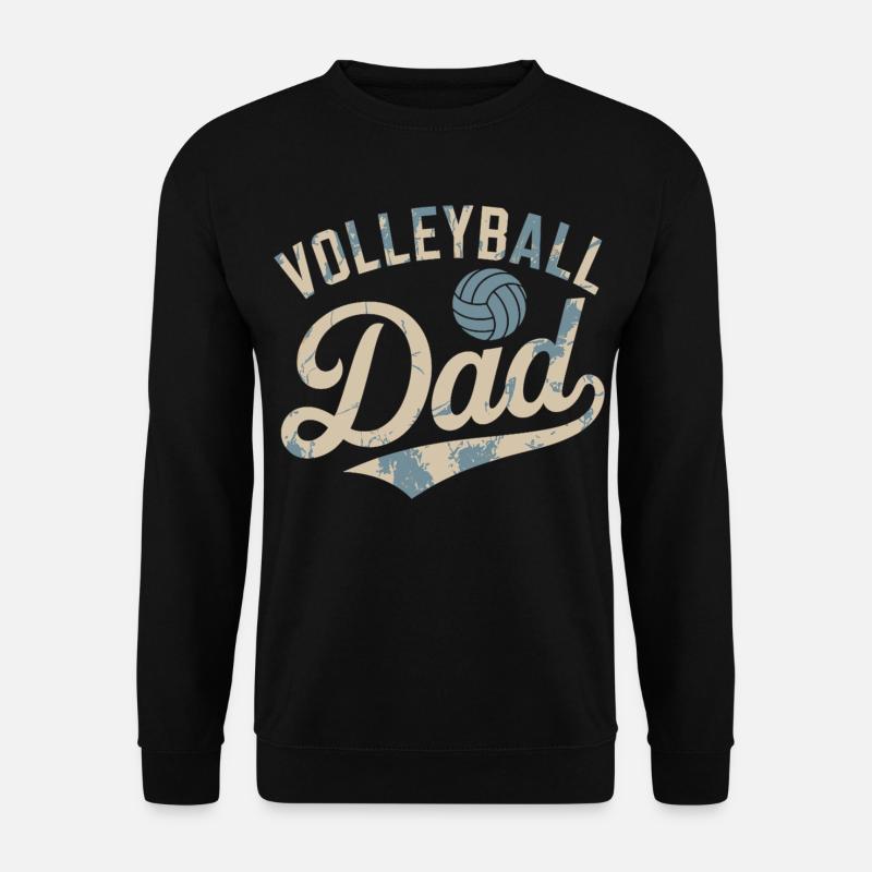 Papa Volleyball Fan Shirt - Unisex Pullover - Schwarz