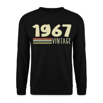 Jubiläum 1967 1967 - Unisex Pullover - Schwarz - Vorne - Alina (178cm) & Michal (187cm)