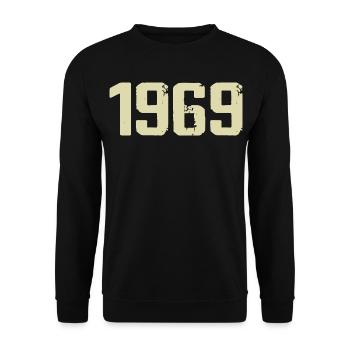 Jubilee 1969 - Unisex Sweatshirt - black - Front - Alina (178cm) & Michal (187cm)
