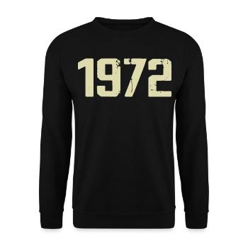 Jubilee 1972 - Unisex Sweatshirt - black - Front - Alina (178cm) & Michal (187cm)