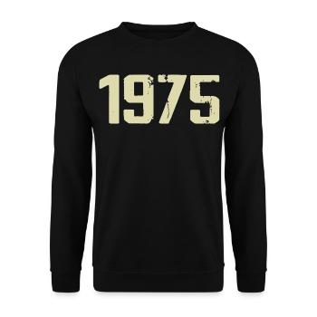 Jubilee 1975 - Unisex Sweatshirt - black - Front - Alina (178cm) & Michal (187cm)