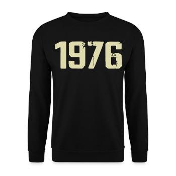 Jubilee 1976 - Unisex Sweatshirt - black - Front - Alina (178cm) & Michal (187cm)