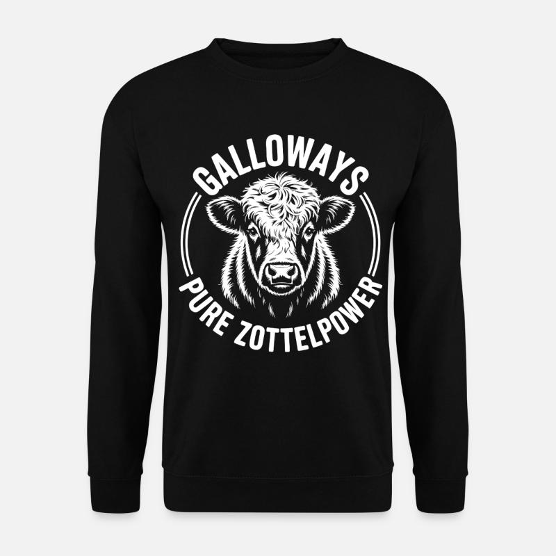 Galloway Beef Head - Unisex Sweatshirt - black