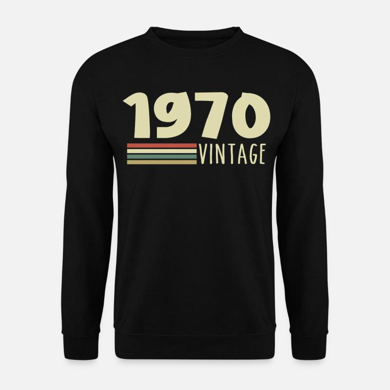 Jubiläum – 1970 - Unisex Pullover - Schwarz