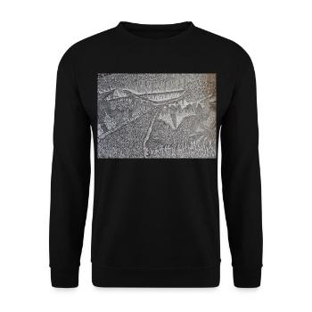 20260307_133519 - Unisex Pullover - Schwarz - Vorne - Alina (178cm) & Michal (187cm)