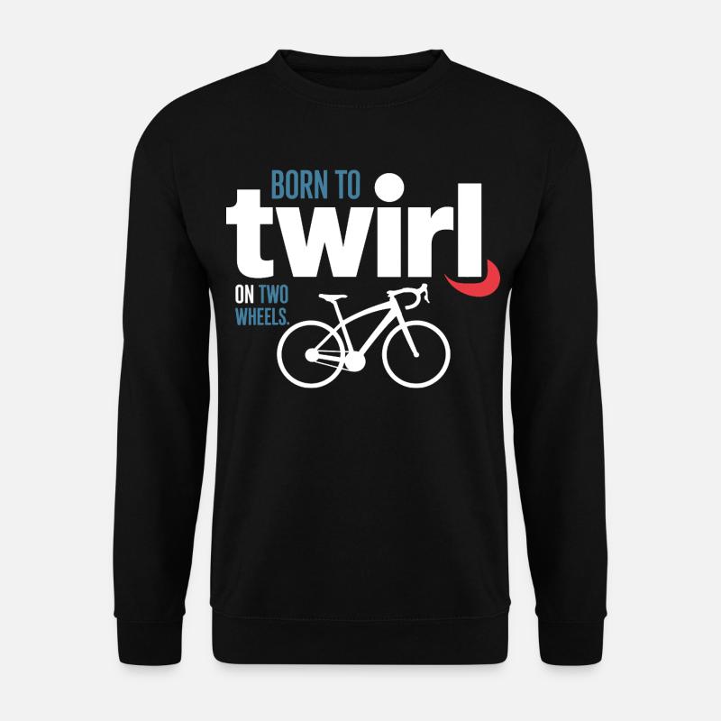 Professional Bicycle Acrobatics Elite Twirl  - Unisex Sweatshirt - black