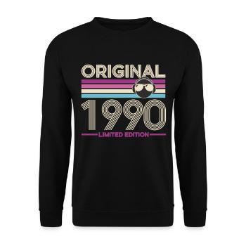 Original 1990 Édition Limite - Sweat-shirt Unisexe - noir - Devant - Alina (178cm) & Michal (187cm)
