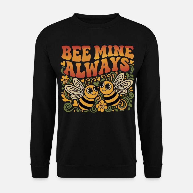 Bee Mine Always Retro - Unisex Sweatshirt - black