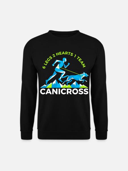 Canicross 6 Legs Team - Unisex Sweatshirt - black