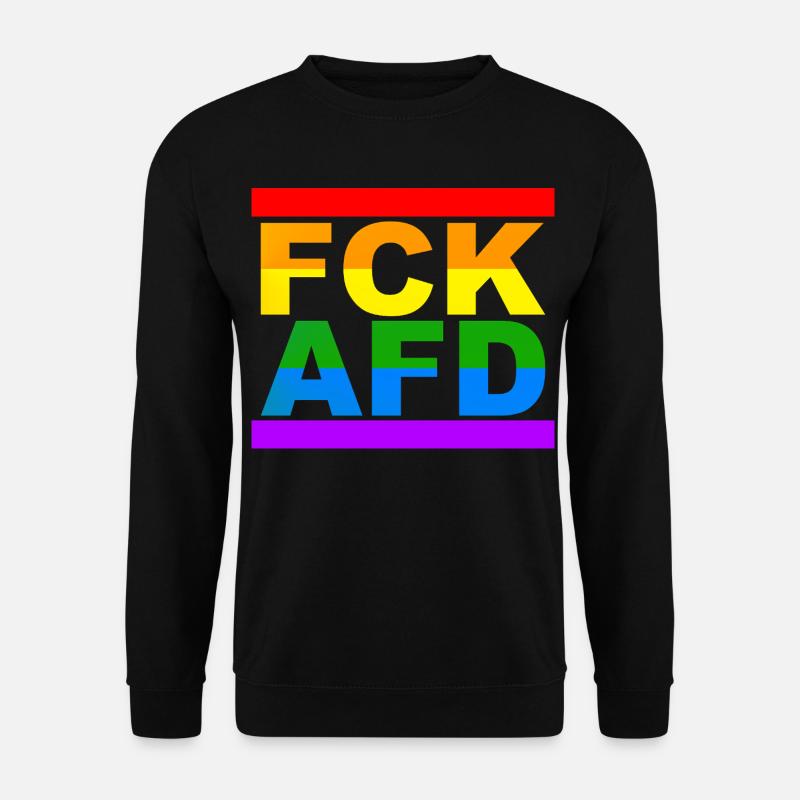 FCK AfD - Sweat-shirt Unisexe - noir