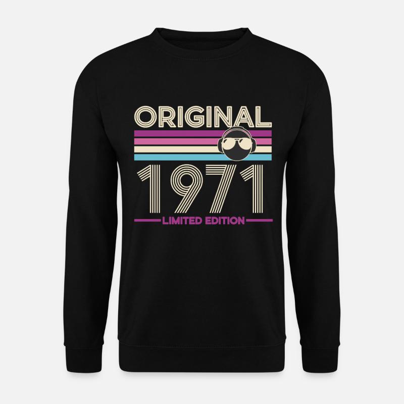 Original 1971 Edition Retro - Unisex Sweatshirt - black