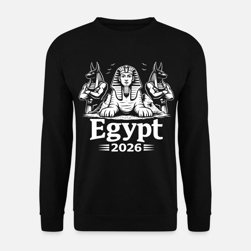 Sphinx Anubis Egypt 2026 Mysticism - Unisex Sweatshirt - black