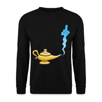Le mauvais génie - Sweat-shirt Unisexe - noir - Devant - Alina (178cm) & Michal (187cm)