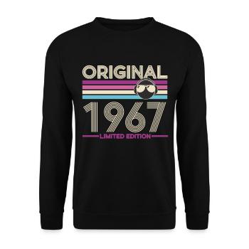 Original 1967 Limited Edition - Unisex Sweatshirt - black - Front - Alina (178cm) & Michal (187cm)