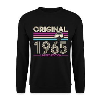 Original 1965 Edition Limitée - Sweat-shirt Unisexe - noir - Devant - Alina (178cm) & Michal (187cm)