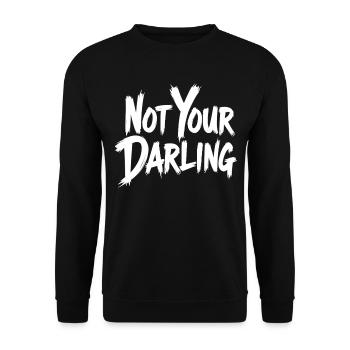 Pas ta déclaration adorable en disant streetwear - Sweat-shirt Unisexe - noir - Devant - Alina (178cm) & Michal (187cm)