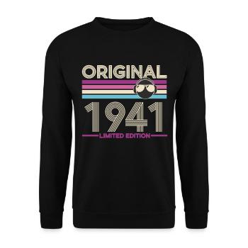 Original 1941 Édition limitée - Sweat-shirt Unisexe - noir - Devant - Alina (178cm) & Michal (187cm)