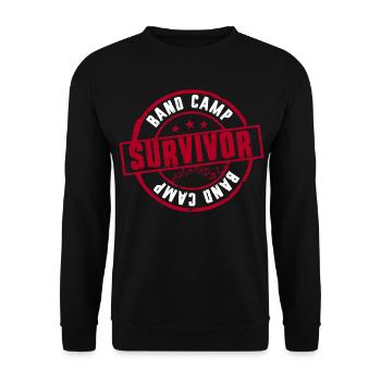 Survivant du camp de fanfare de la fanfare - Sweat-shirt Unisexe - noir - Devant - Alina (178cm) & Michal (187cm)