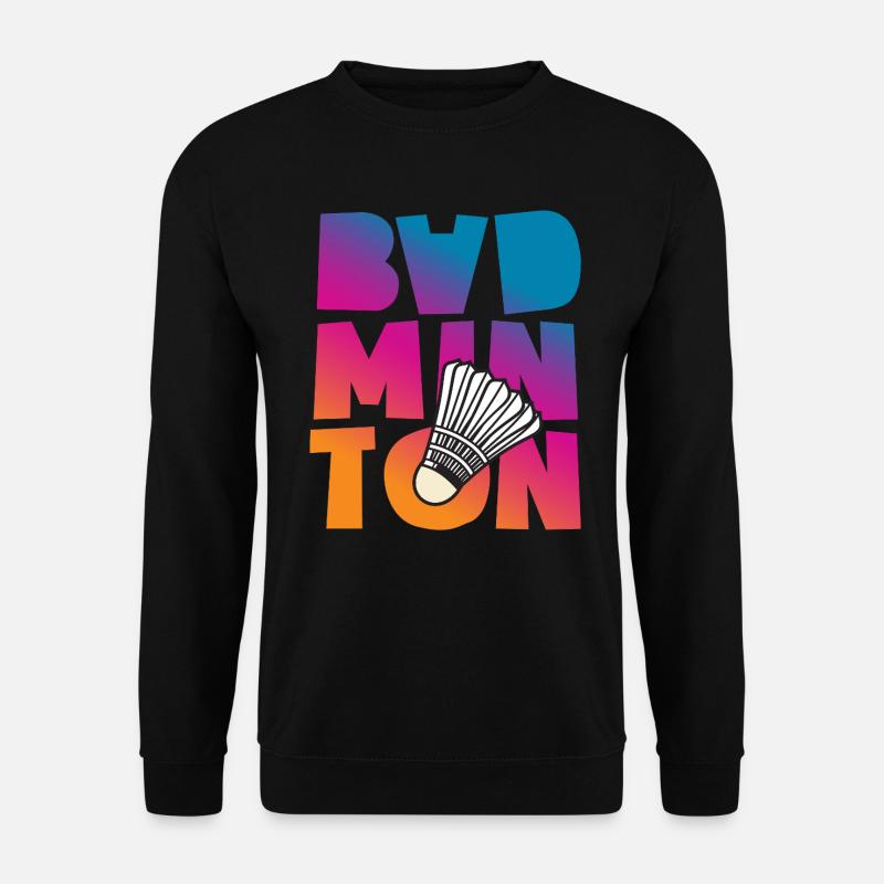 Badminton - Unisex Pullover - Schwarz