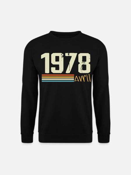 Né en avril 1978 - Sweat-shirt Unisexe - noir