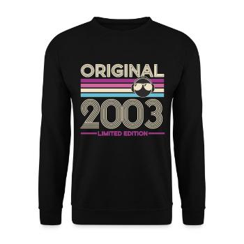 Original 2003 édition limitée - Sweat-shirt Unisexe - noir - Devant - Alina (178cm) & Michal (187cm)