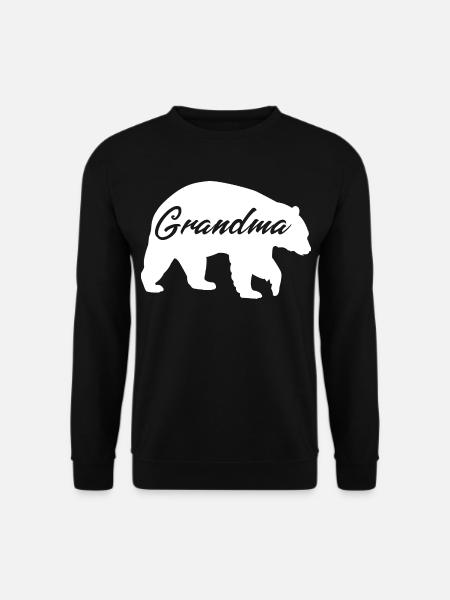 Grandma Bear süßes Geschenkhemd - Unisex Pullover - Schwarz
