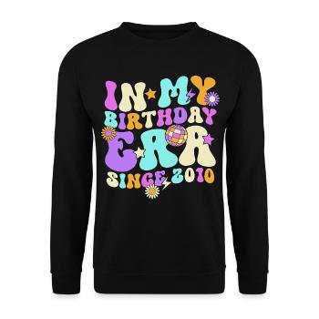 Idée de cadeau rétro pour le 16e anniversaire - Sweat-shirt Unisexe - noir - Devant - Alina (178cm) & Michal (187cm)