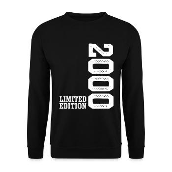 26e anniversaire 2000 Édition limitée garçons filles - Sweat-shirt Unisexe - noir - Devant - Alina (178cm) & Michal (187cm)