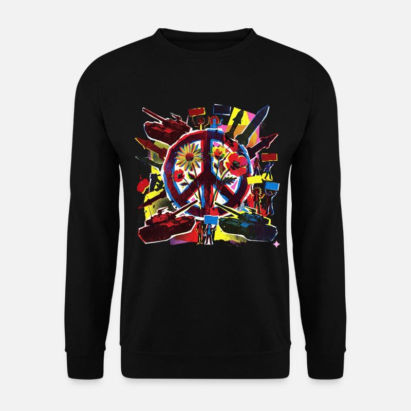 Peace Stop The War - Unisex Sweatshirt - black