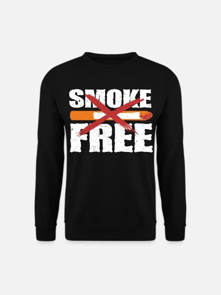 Non-smoker Ex Smoker Smoke Free - Unisex Sweatshirt - black