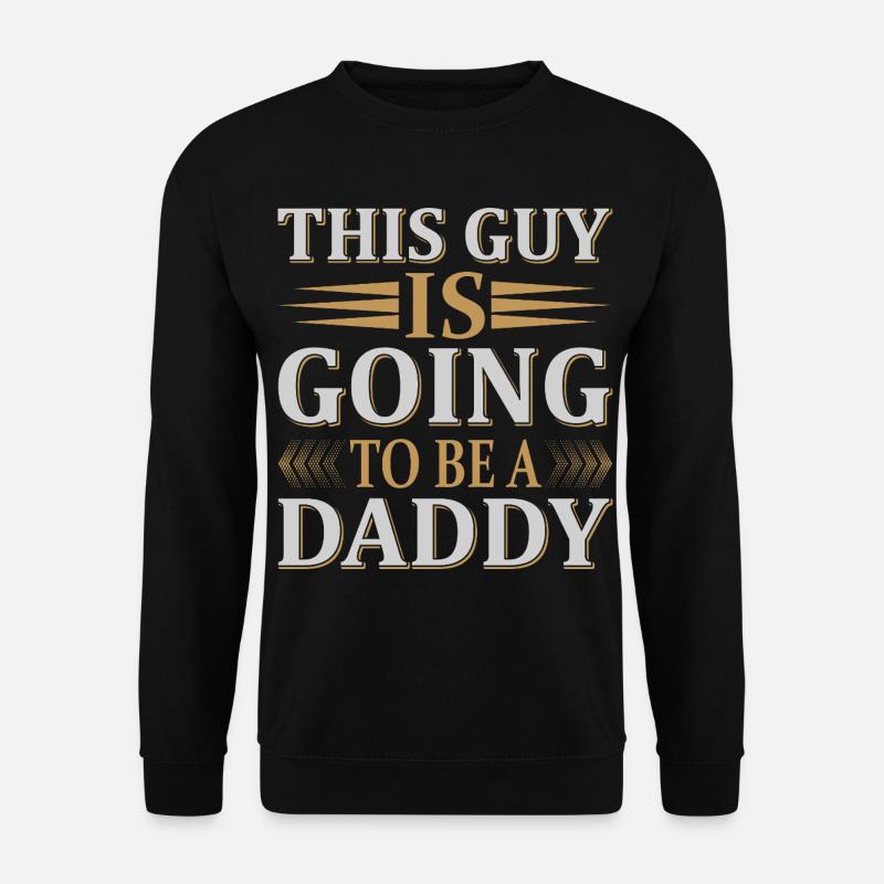 Zukünftige Daddy-Ankündigung - Unisex Pullover - Schwarz