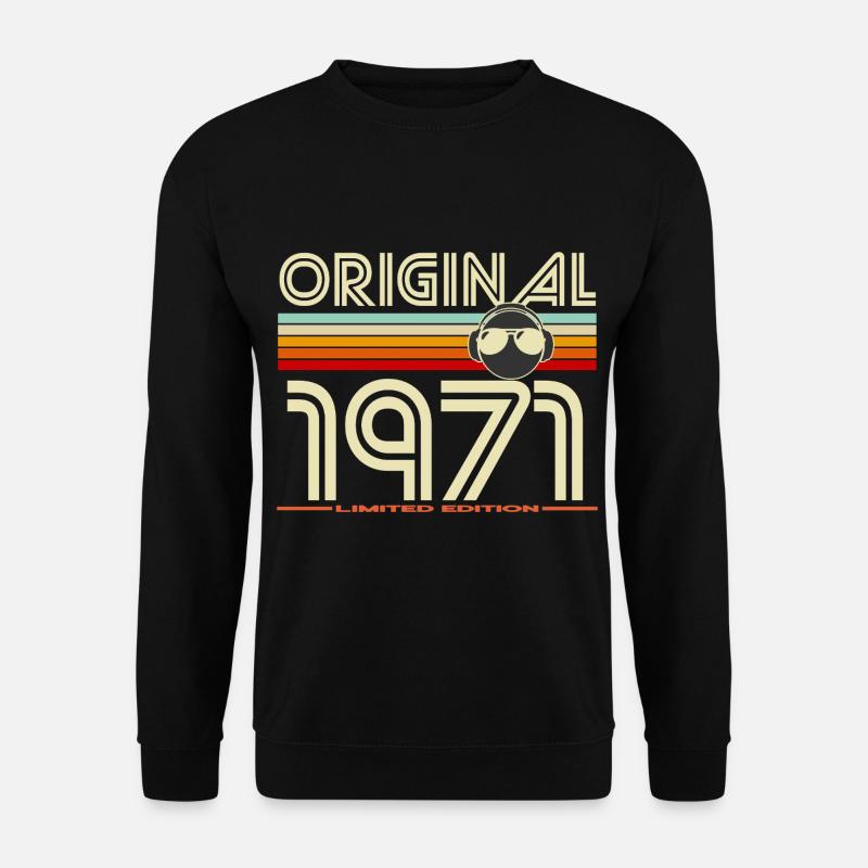 Original 1971 Edition Retro - Unisex Sweatshirt - black
