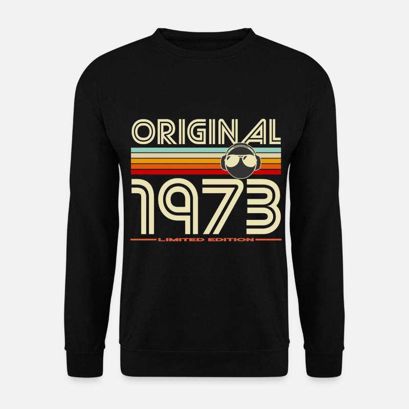 Original 1973 Limited Edition Retro - Unisex Pullover - Schwarz
