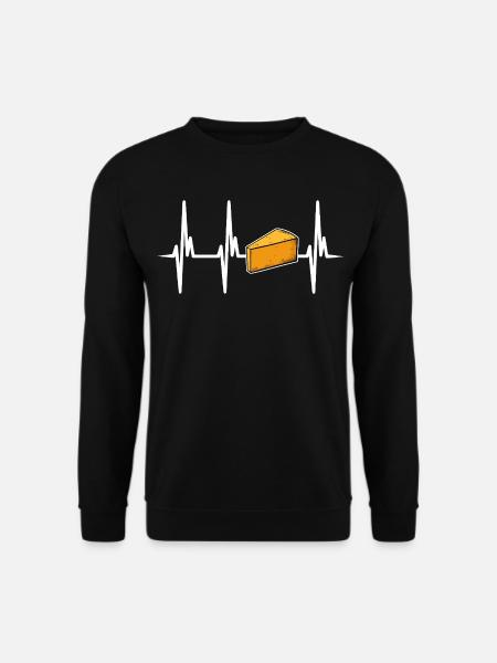 Ich liebe italienischen Käse - Unisex Pullover - Schwarz