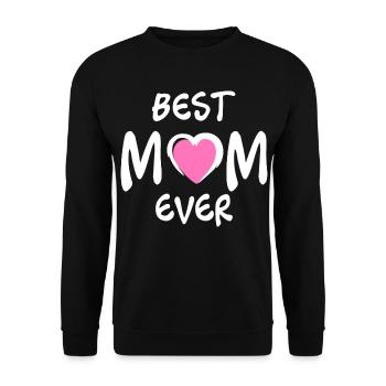 Meilleure chemise de maman – Cadeau pour les mamans - Sweat-shirt Unisexe - noir - Devant - Alina (178cm) & Michal (187cm)