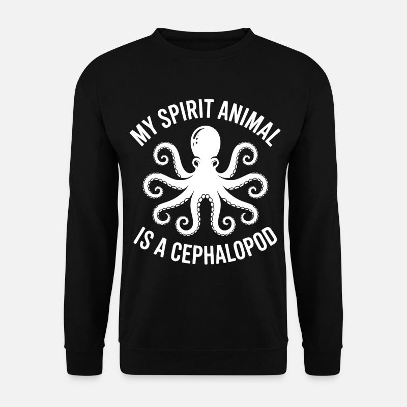 Idée de cadeau pour pieuvre - Sweat-shirt Unisexe - noir
