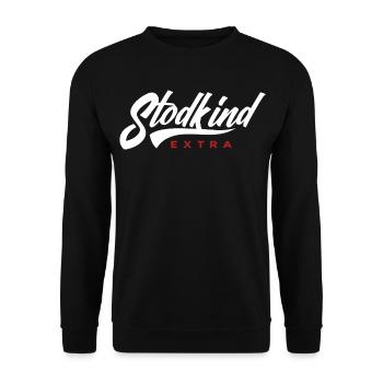 Stodkind Extra WHITE - Sweat-shirt Unisexe - noir - Devant - Alina (178cm) & Michal (187cm)