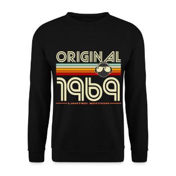 Original 1969 Retro Edition - Sweat-shirt Unisexe - noir - Devant - Alina (178cm) & Michal (187cm)