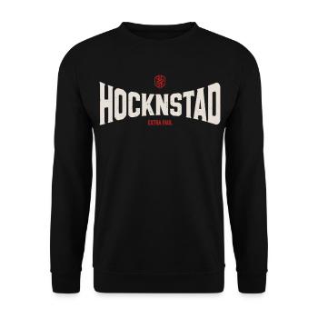 Hocknstad - Unisex Pullover - Schwarz - Vorne - Alina (178cm) & Michal (187cm)
