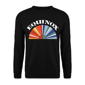 Équinoxe Joyeuses Pâques Ostara - Sweat-shirt Unisexe - noir - Devant - Alina (178cm) & Michal (187cm)