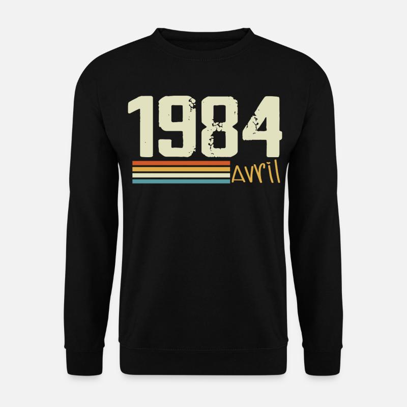 Geboren im April 1984 - Unisex Pullover - Schwarz