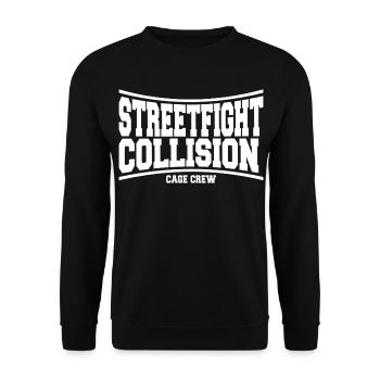 STREETFIGHT_COLLISION_MMA_Mixed Martial Arts - Unisex Sweatshirt - black - Front - Alina (178cm) & Michal (187cm)
