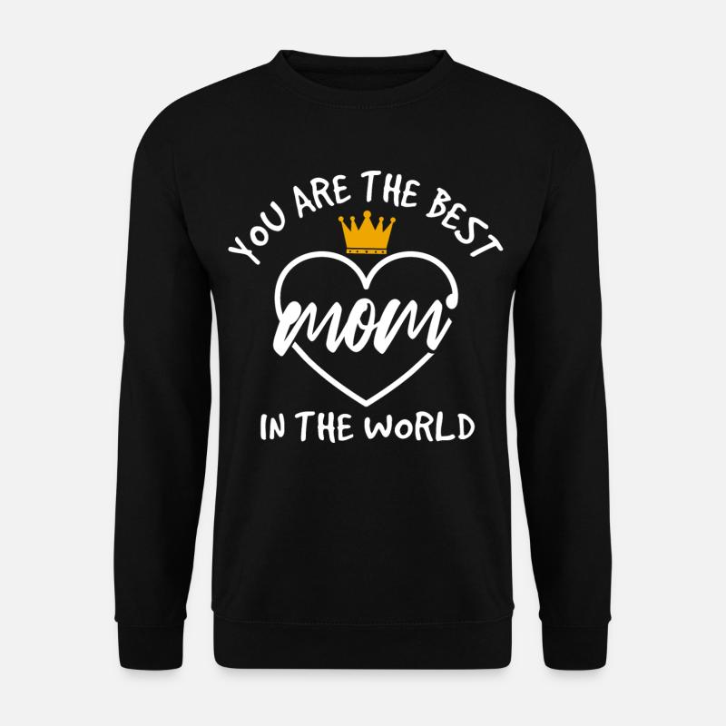 Beste Mama der Welt Geschenkhemd - Unisex Pullover - Schwarz